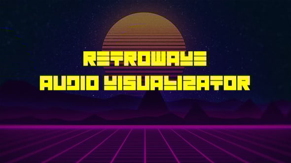 Videohive Retrowave Audio React