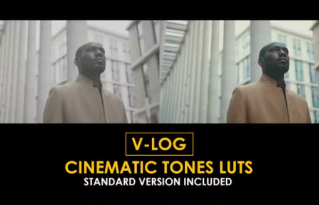 Videohive V-Log Cinematic Tones and Standard Color LUTs