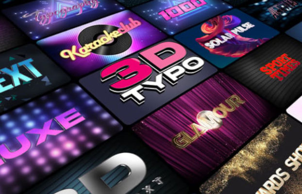 Videohive 3D Titles. Vol. 1