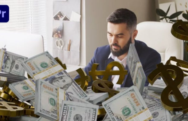 Videohive 5 Money Transitions (MOGRT)