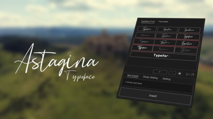 Videohive Animated Typeface – Astagina Signature