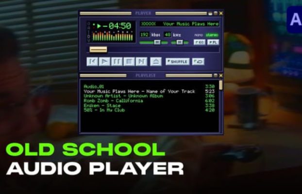 Videohive Audio Visualizer | Old School Player