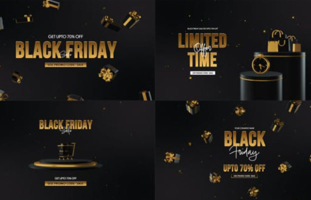 Videohive Black Friday Sale Pack Mogrt