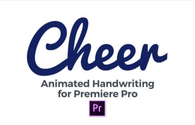 Videohive Cheer – Animated Handwriting Typeface For Premiere Pro