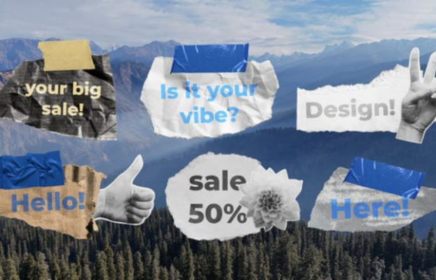 Videohive Collage Titles