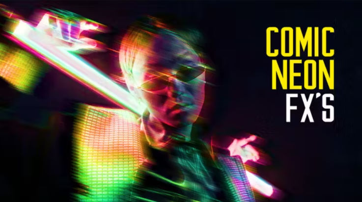 Videohive Comic Neon Effects | Premiere Pro
