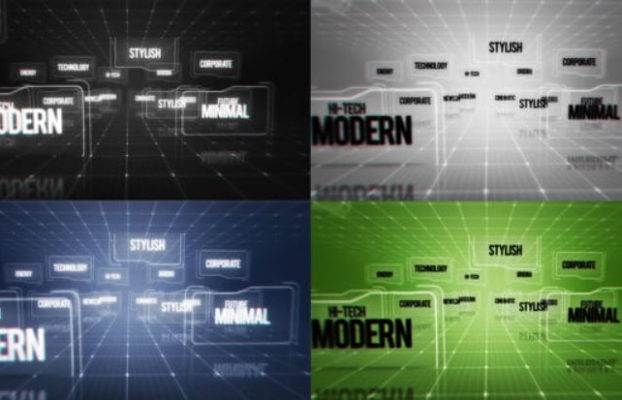 Videohive Corporate Hi-Tech Logo Reveal And Titles