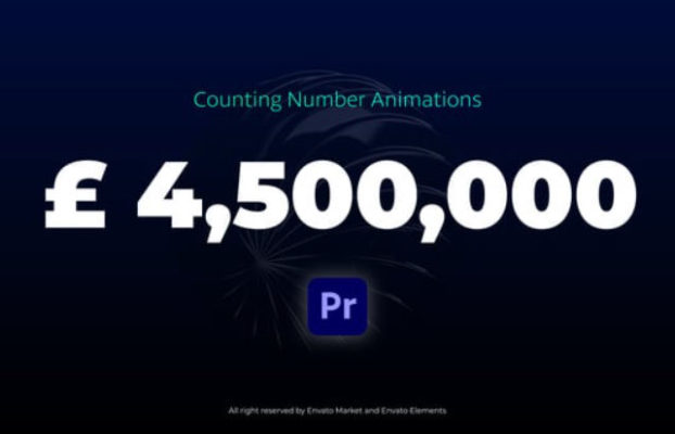 Videohive Counting Number Animations || MOGRT