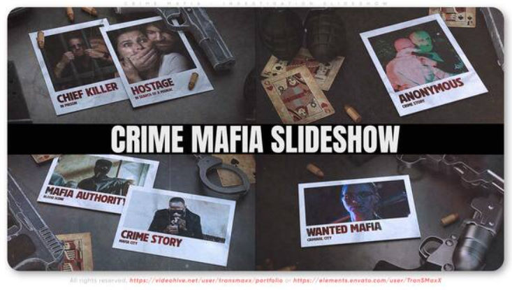 Videohive Crime Mafia – Investigation Slideshow