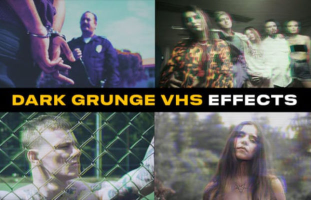 Videohive Dark Grunge VHS Effects
