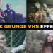 Videohive Dark Grunge VHS Effects