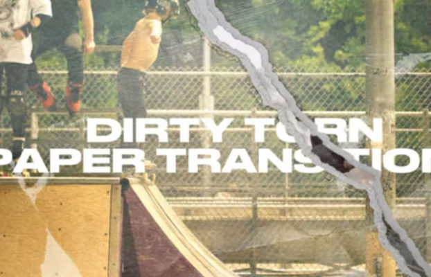 Videohive Dirty Torn Paper Transitions