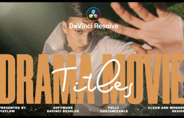 Videohive Drama Movie Titles For Davinci Resolve