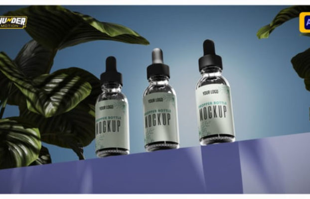 Videohive Dropper Bottle Mockup