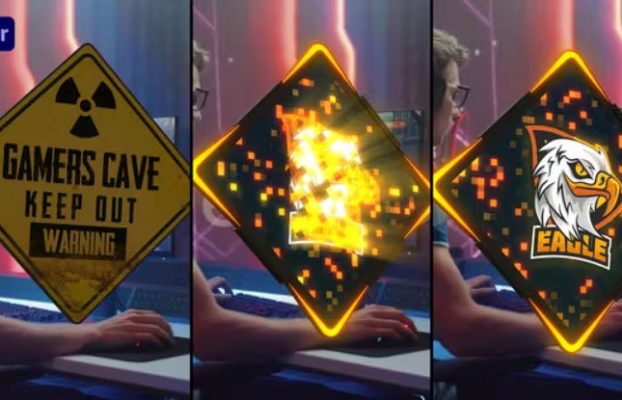 Videohive Gamer Zone Logo Transition | Premiere Version