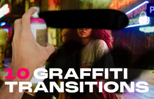 Videohive Graffiti Transitions | MOGRT