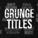 Videohive Grunge Titles for Premiere Pro