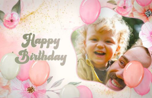 Videohive Happy Water Color Slideshow (MOGRT)