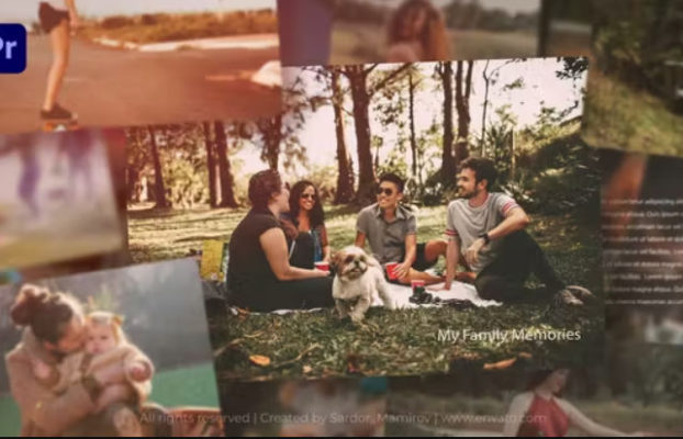 Videohive Memorial Photo Slideshow MOGRT