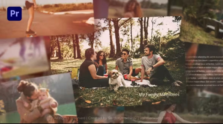 Videohive Memorial Photo Slideshow MOGRT