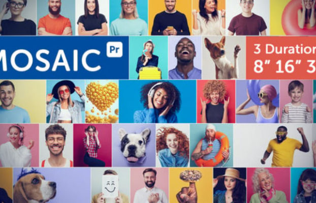 Videohive Mosaic Logo Opener for Premiere Pro