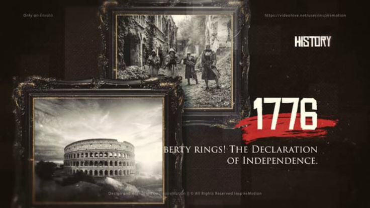 Videohive Motivational History Timeline Slideshow For Premiere Pro