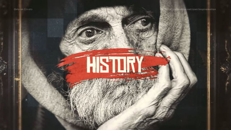 Videohive Motivational History Timeline Slideshow