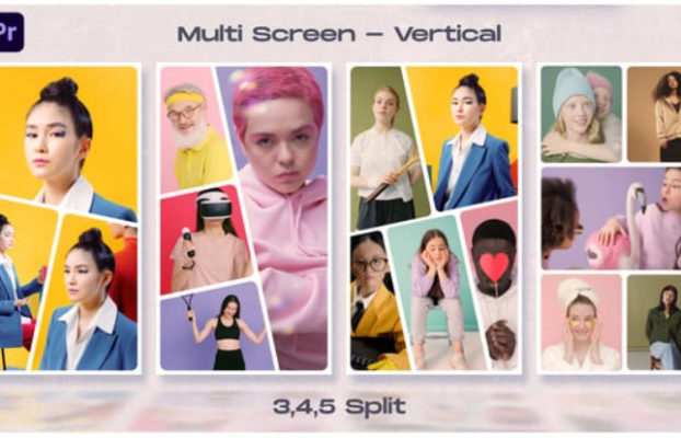 Videohive Multi Screen – Split Screen – Vertical for Premiere Pro