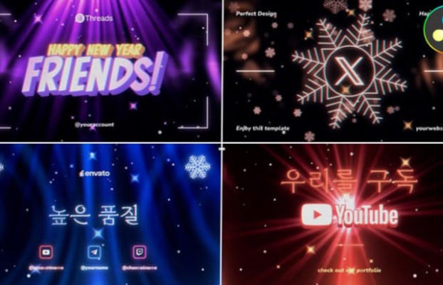 Videohive New Year Countdown for DaVinci Resolve