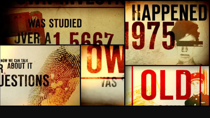 Videohive Old archive kinetic typographic