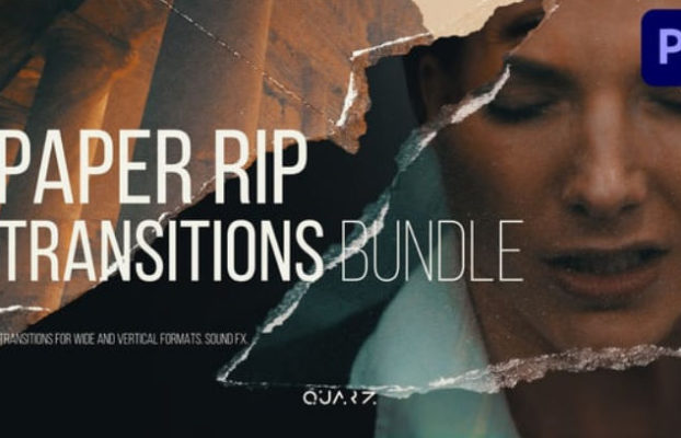 Videohive Paper Rip Transitions for Premiere Pro