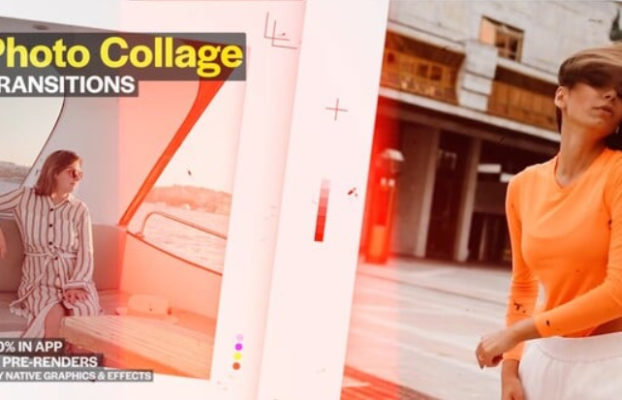 Videohive Photo Collage Transitions: Dynamic Effects that Seamlessly Stitch Multiple Photos Together