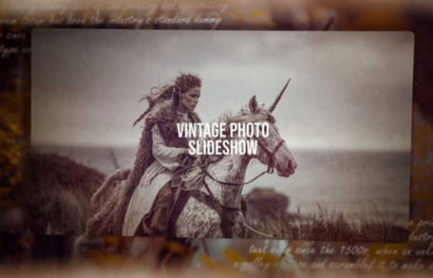 Videohive Photo Slideshow || Historical Slideshow
