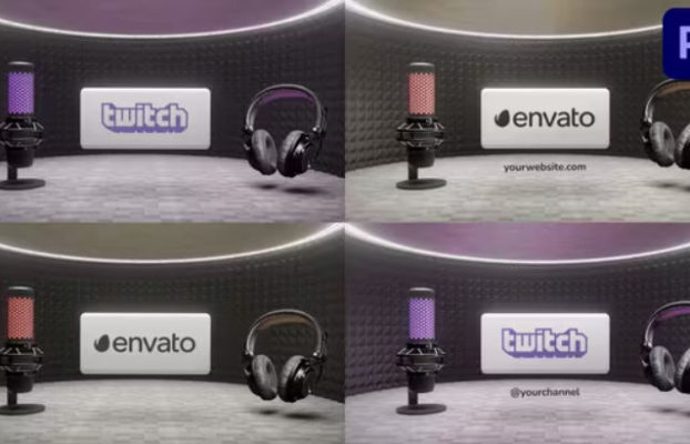 Videohive Podcast Logo Opener for Premiere Pro