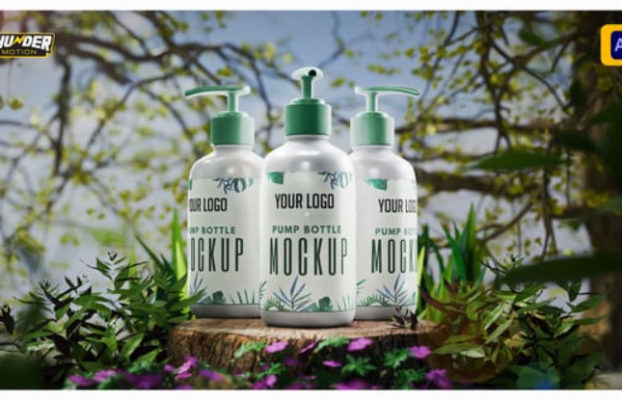 Videohive Pump Bottle Mockup