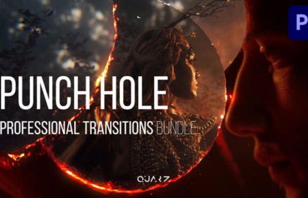 Punch Hole Transitions for Premiere Pro Videohive