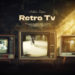 Videohive Retro Tv in Dark Room