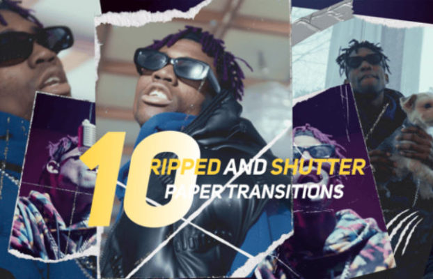 Videohive Ripped And Shutter Paper Transitions || MOGRT