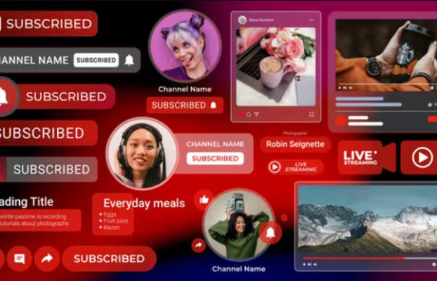 Videohive Social Media Infographics for YouTube | MOGRT