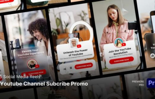 Videohive Social Media Reels – Youtube Subscribe Promo