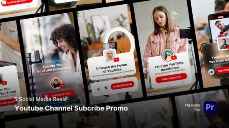 Videohive Social Media Reels – Youtube Subscribe Promo
