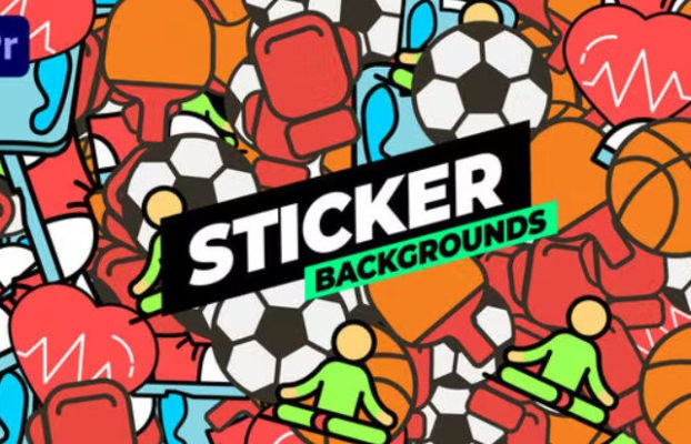 Videohive Sticker Backgrounds