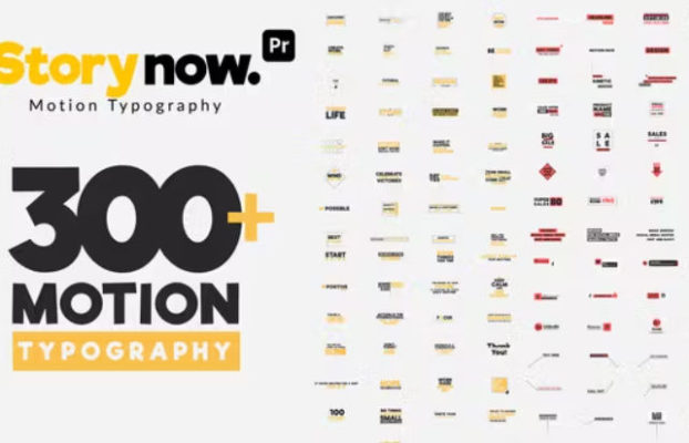 Videohive Story Now | Motion Typography for Premiere Pro
