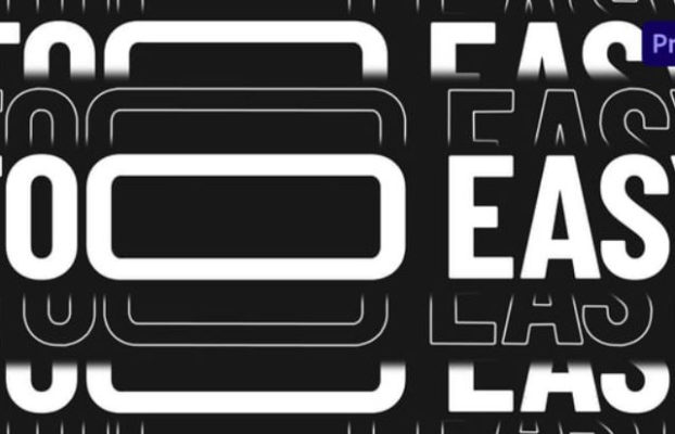 Videohive Stretch Text Typography For Premiere Pro