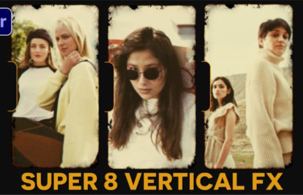 Videohive Super8 Vertical I TikTok, Shorts, Reels I Premiere
