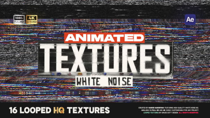 Videohive TV Noise Textures