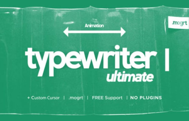 Videohive Typewriter Mogrt