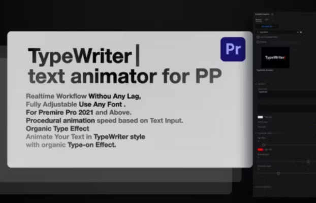 Videohive Typewriter Text Animator For Premiere Pro MOGRT