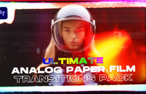 Videohive Ultimate Analog Paper Film Transitions Pack | Premiere Pro