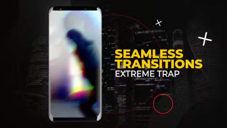 Videohive Vertical Extreme Trap Transitions